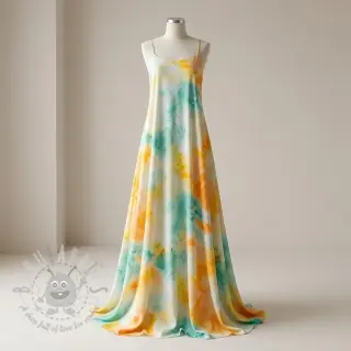 Viskoosi SATIN Blurricio design Ja