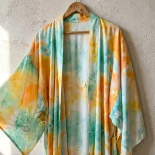 Viskoosi SATIN Blurricio design A
