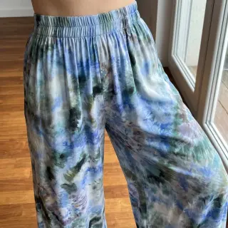 Viskóza TWILL Messy TIE DYE design C