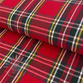 Sisustuskangas Ecossais rouge vert