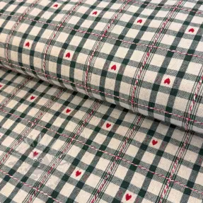 Sisustuskangas jacquard Villars ecru vert