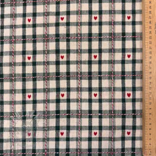Sisustuskangas jacquard Villars ecru vert