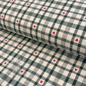 Sisustuskangas jacquard Ollon vert rouge