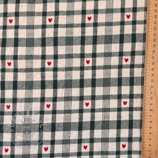 Sisustuskangas jacquard Ollon vert rouge