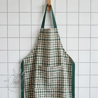 Sisustuskangas jacquard Ollon vert rouge