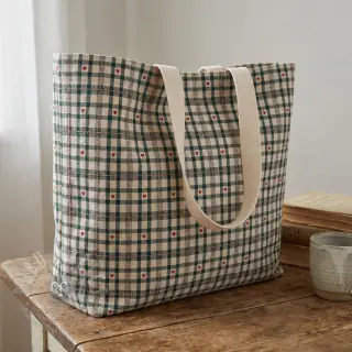 Sisustuskangas jacquard Villars ecru vert