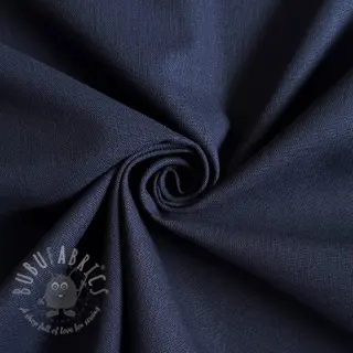 Puuvillakangas pellavalla PREMIUM dark blue