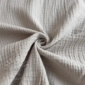 Kaksinkertainen harsokangas/musliini PLAIN natural