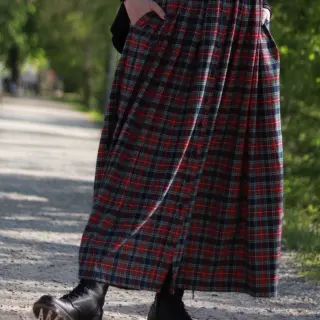 Puuvillakangas LIGHT FLANNEL Check design C