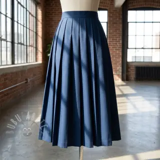 Puuvillapopliini 0151 navy