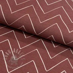 Sisustuskangas premium Freehand zigzag lines