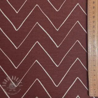 Sisustuskangas premium Freehand zigzag lines