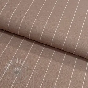 Sisustuskangas premium Perfect thin lines taupe