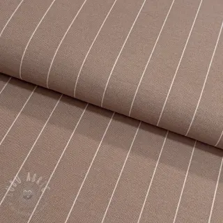 Sisustuskangas premium Perfect thin lines taupe