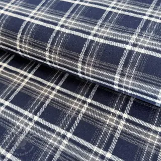 Puuvillakangas FLANEL YARN DYED BRUSHED CHECK design D