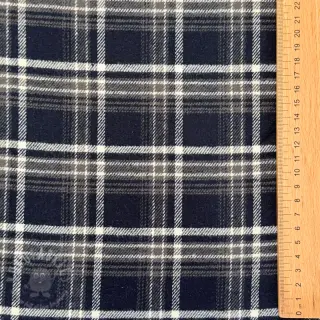 Puuvillakangas FLANEL YARN DYED BRUSHED CHECK design D