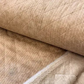 Vakosametti QUILT taupe