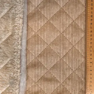 Vakosametti QUILT taupe