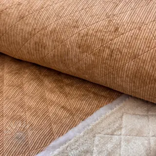 Vakosametti QUILT light brown
