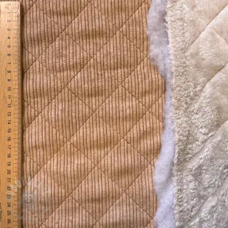 Vakosametti QUILT light brown