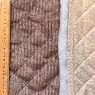 Vakosametti QUILT brown