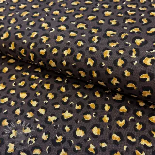 Sisustuskangas premium Leopard animal small dark brown