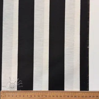 Sisustuskangas premium Joyful basic stripe black