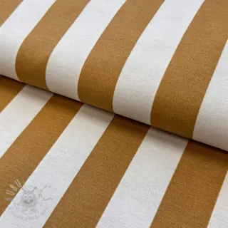 Sisustuskangas premium Joyful basic stripe yellow