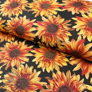 Sisustuskangas premium Golden bloom night digital print