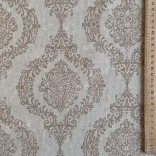 Sisustuskangas Linenlook Baroque damask charm taupe