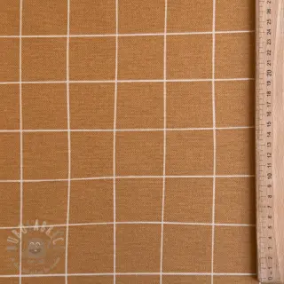 Sisustuskangas premium Freehand grid lines