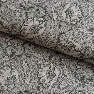 Sisustuskangas Linenlook Bloomy art craft army