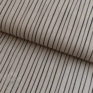 Sisustuskangas Linenlook Freehand thin lines