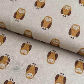Sisustuskangas Linenlook Night owl nap
