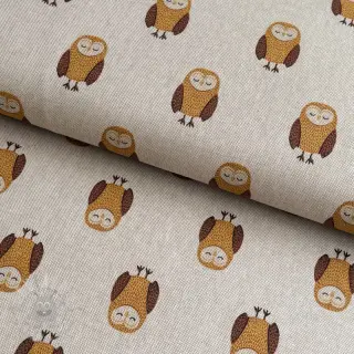 Sisustuskangas Linenlook Night owl nap