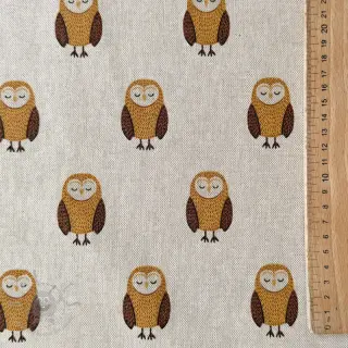 Sisustuskangas Linenlook Night owl nap