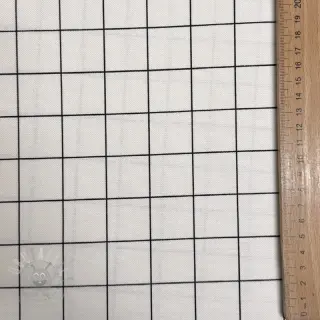 Sisustuskangas premium Perfect grid lines black