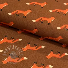 Sisustuskangas premium Fox parade brown
