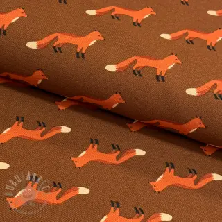 Sisustuskangas premium Fox parade brown