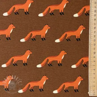 Sisustuskangas premium Fox parade brown