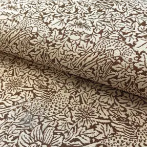Sisustuskangas GOBELIN premium Anemone art craft brown