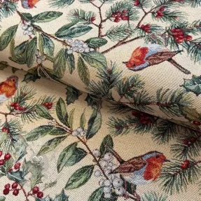 Sisustuskangas GOBELIN premium Robin winter charm
