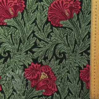Sisustuskangas GOBELIN premium Poppy art craft black