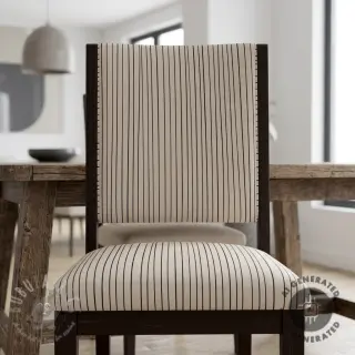 Sisustuskangas Linenlook Freehand thin lines