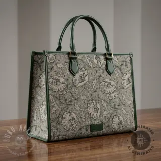 Sisustuskangas Linenlook Bloomy art craft army
