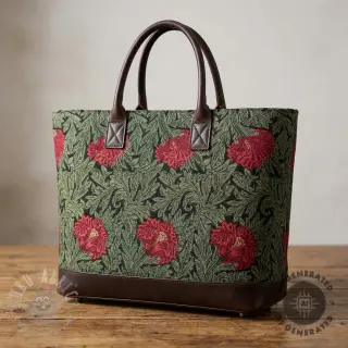Sisustuskangas GOBELIN premium Poppy art craft black
