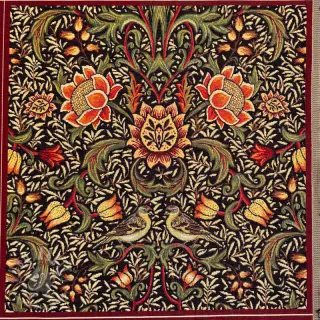 Sisustuskangas GOBELIN premium Graceful art craft black PANEL