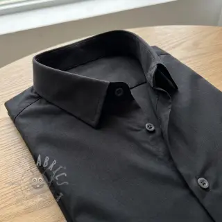 Puuvillapopliini Regular black