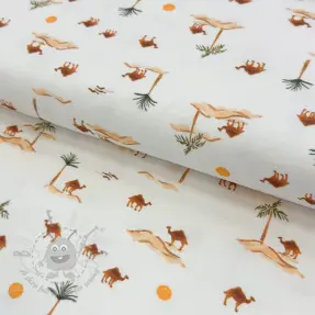 Neulos Safari off white design B digital print
