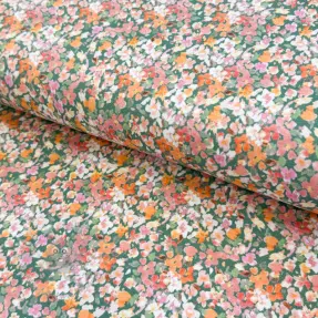 Neulos Tossed small flowers sage digital print